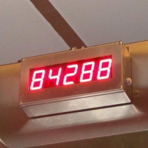 RVS Product teller 5 Digit 57mm IP66