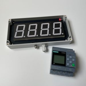 LED display voor een Siemens Logo PLC met Modbus TCP aansluiting